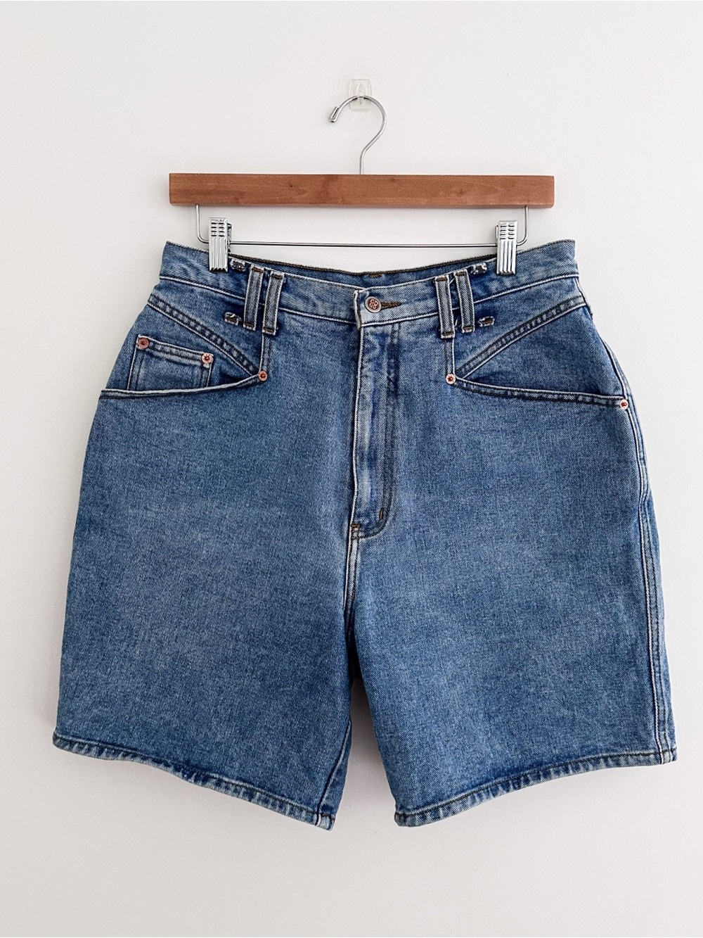 Vintage Bill Blass Jean Shorts Ultra High Rise Mom Denim Jorts Women's Size M - Picture 8 of 8